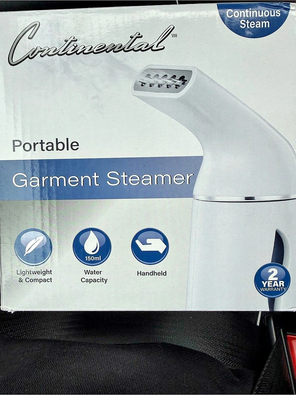 Continental Portable Garment Steamer NWT